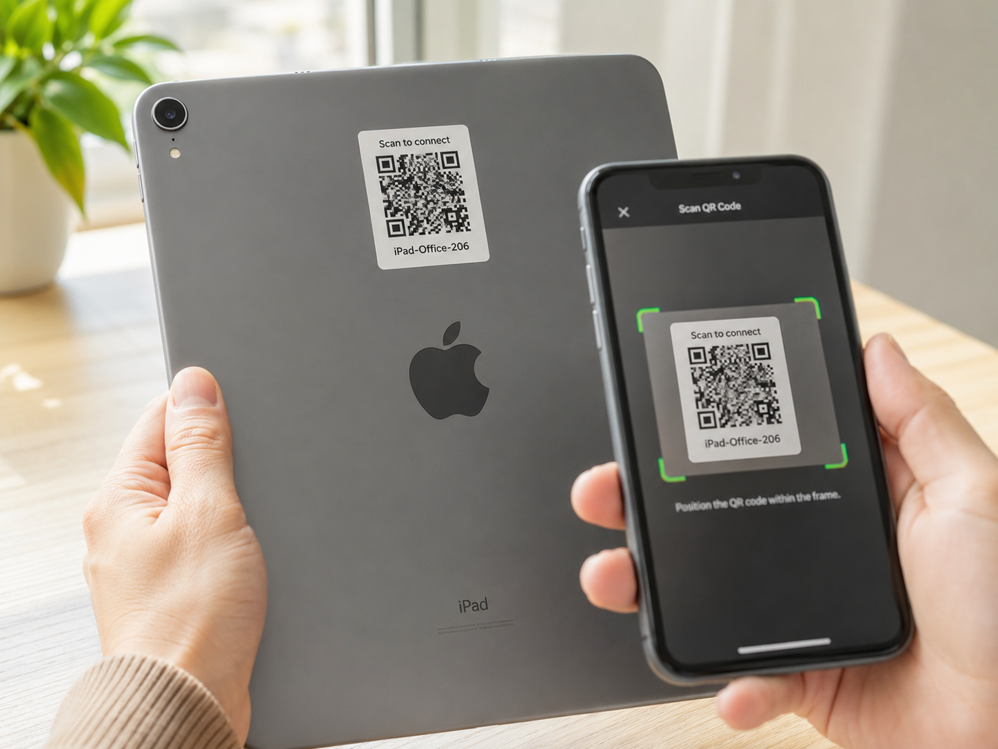 QR-Code scannen mit iPad und iPhone